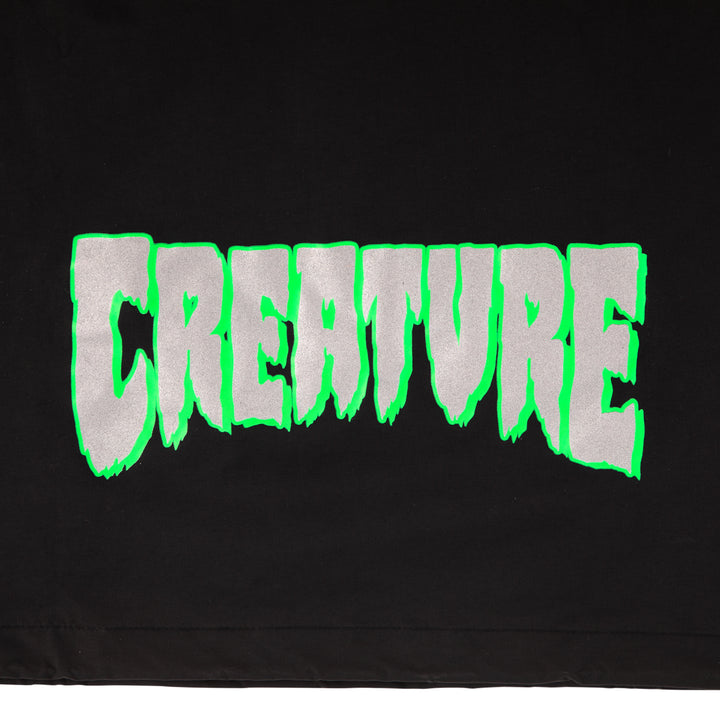 Creature Patent Hooded Windbreaker