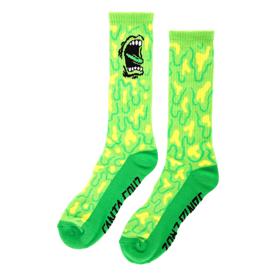 Santa Cruz Allover Screaming Strip Crew Socks