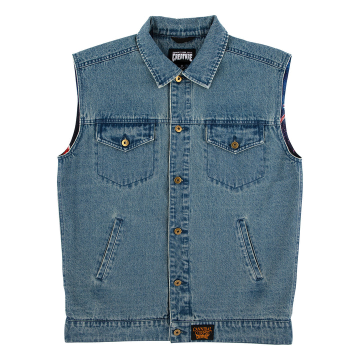 Creature x Cannibal Corpse Denim Vest