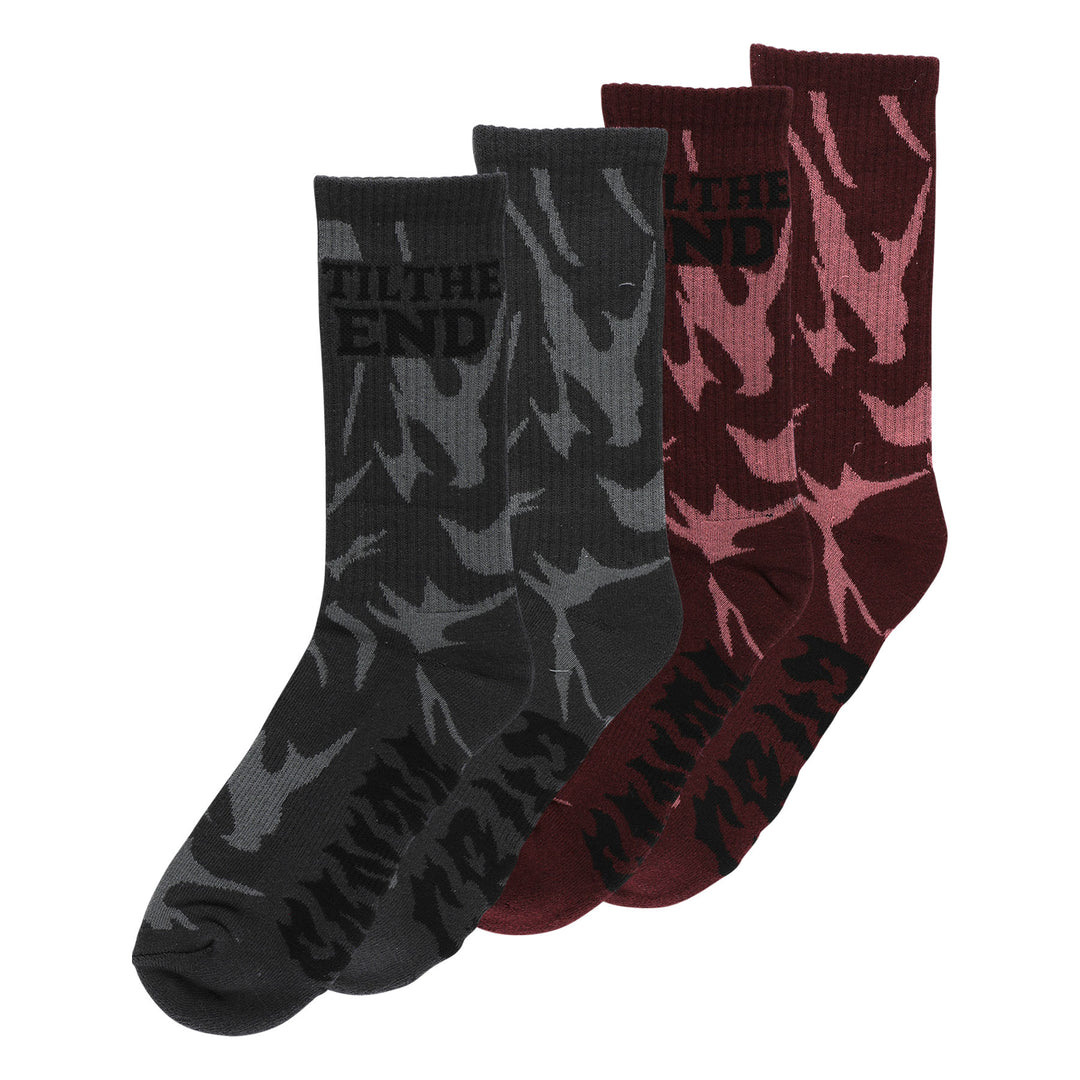 Santa Cruz TTE Messenger Men's Crew Socks 2pk