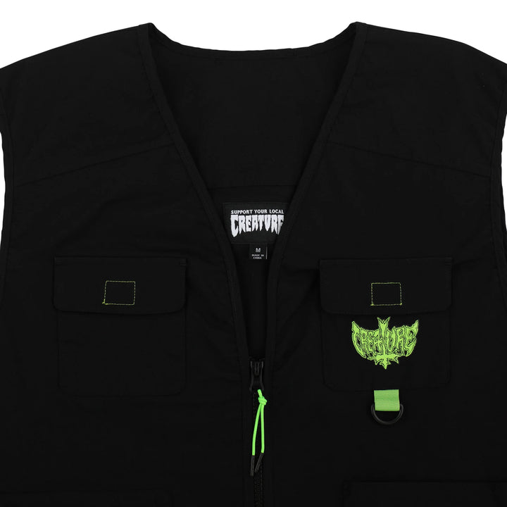Creature Gravette Cut & Tie Utility Vest