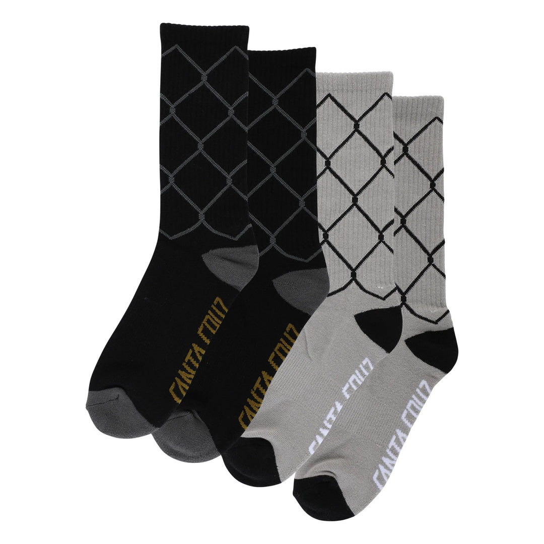 Santa Cruz Spot Chain Socks (X2 Pairs)