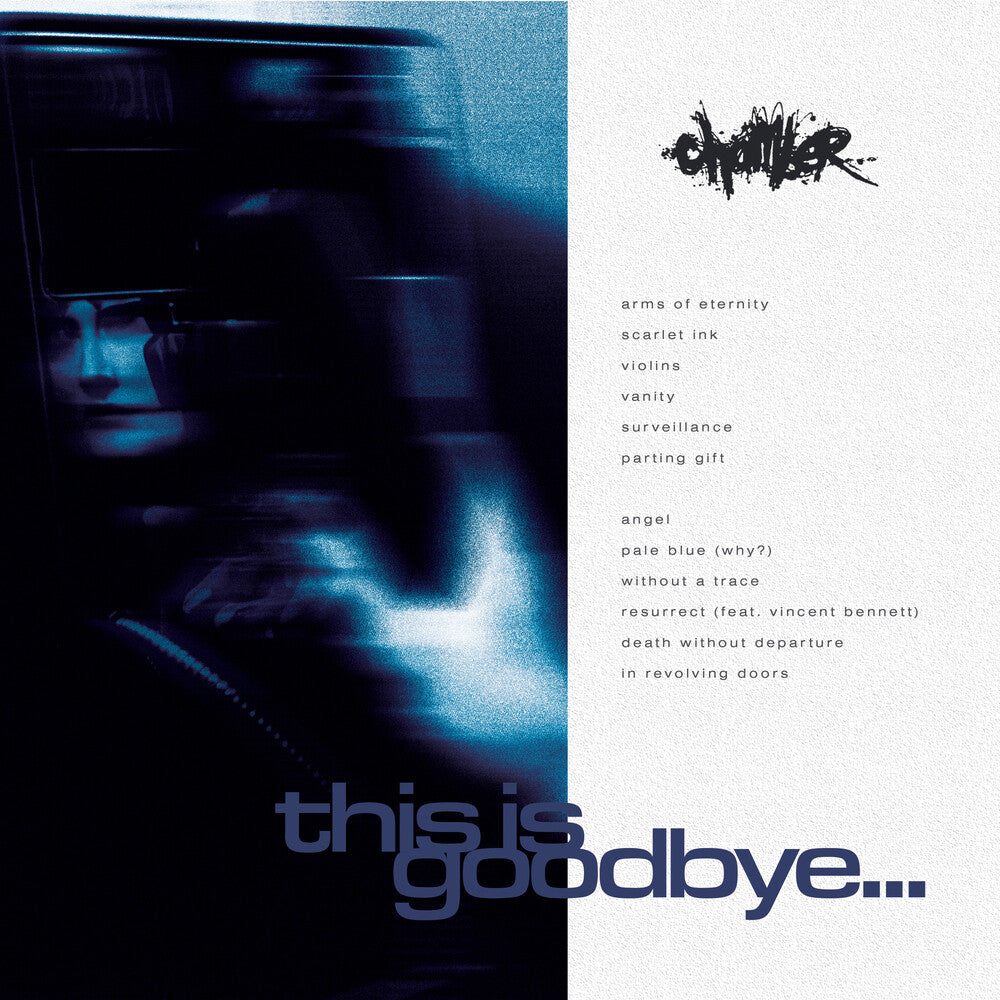 Chamber - this is goodbye... [White with Magenta and Blue Dot Splatter]