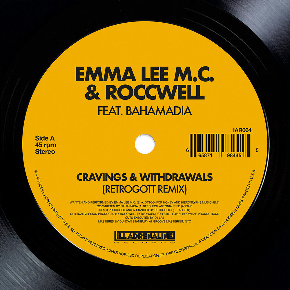 Emma Lee M.C. & Roccwell - Cravings & Withdrawals (feat. Bahamadia) [Retrogott Remix]