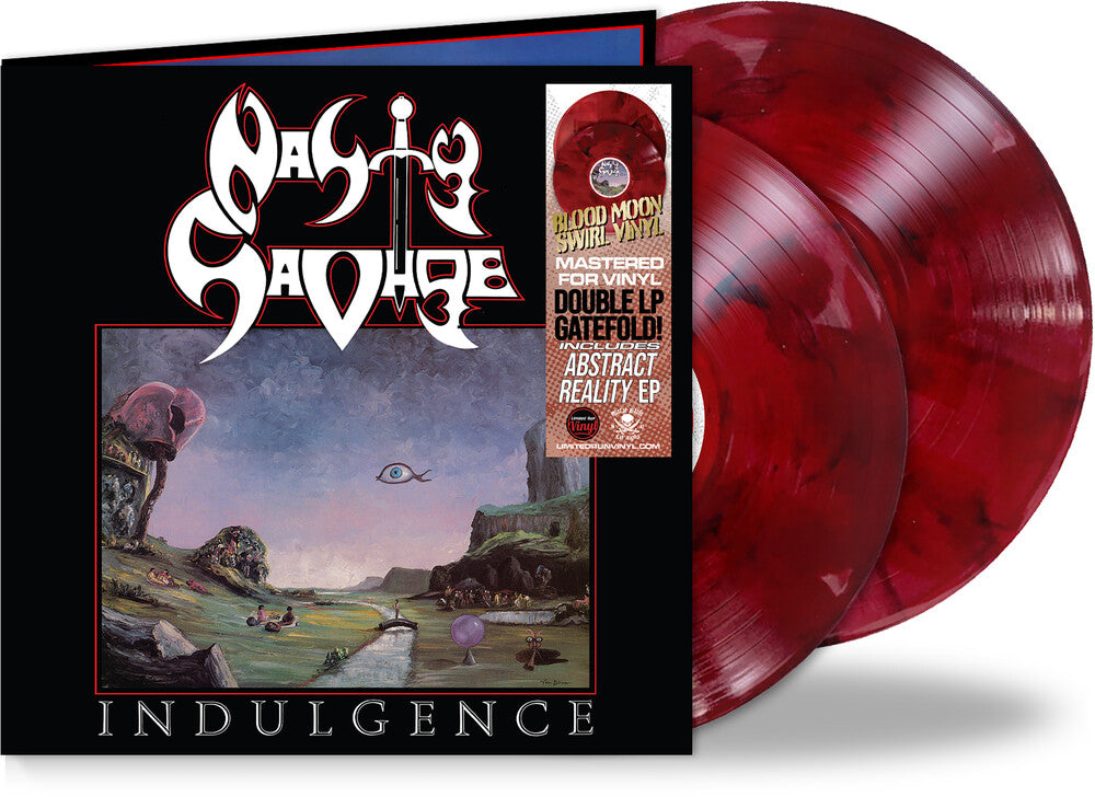 Nasty Savage - Indulgence / Abstract Reality - Red [Colored Vinyl] (Gate) [PRE-ORDER]