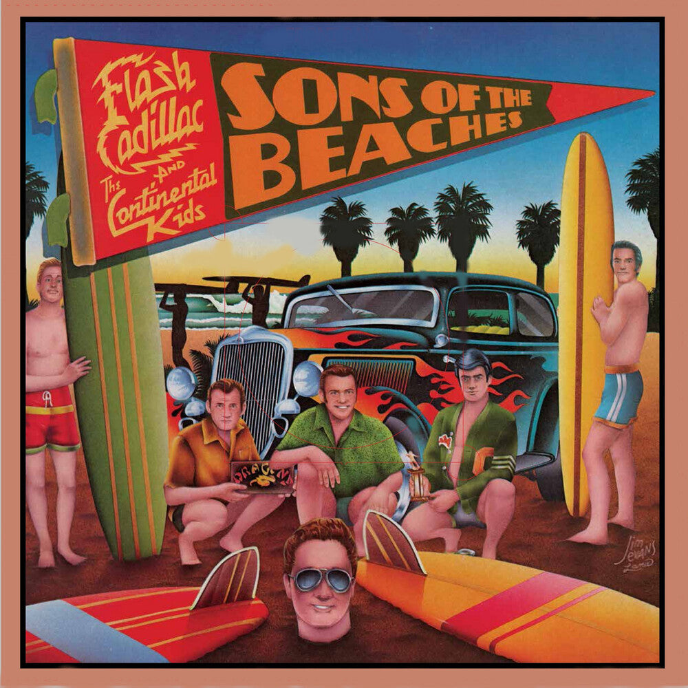 Flash Cadillac & the Continental Kids - Sons of the Beaches (coral Beach Vinyl) [LP] [PRE-ORDER]