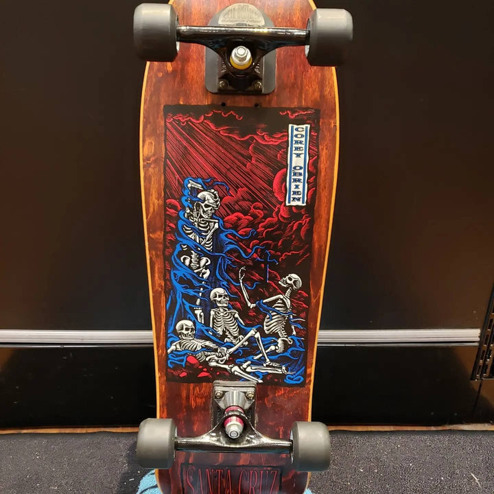 Santa Cruz O'Brien Purgatory NOS 80s complete skateboard