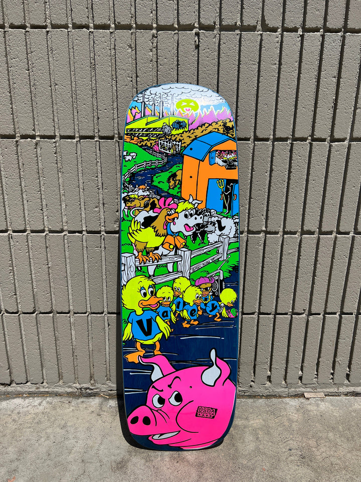 World Industries Mike Vallely Barnyard [Autograph Option] Skateboard Deck