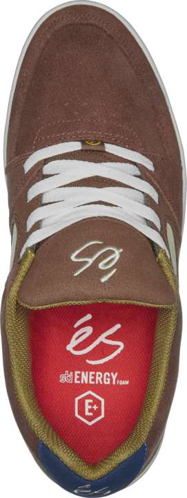 eS Accel Slim Brown/Tan/Blue Skate Shoes