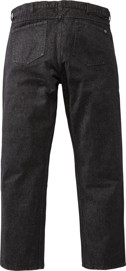 eS Black Wash Baggy Denim Pants
