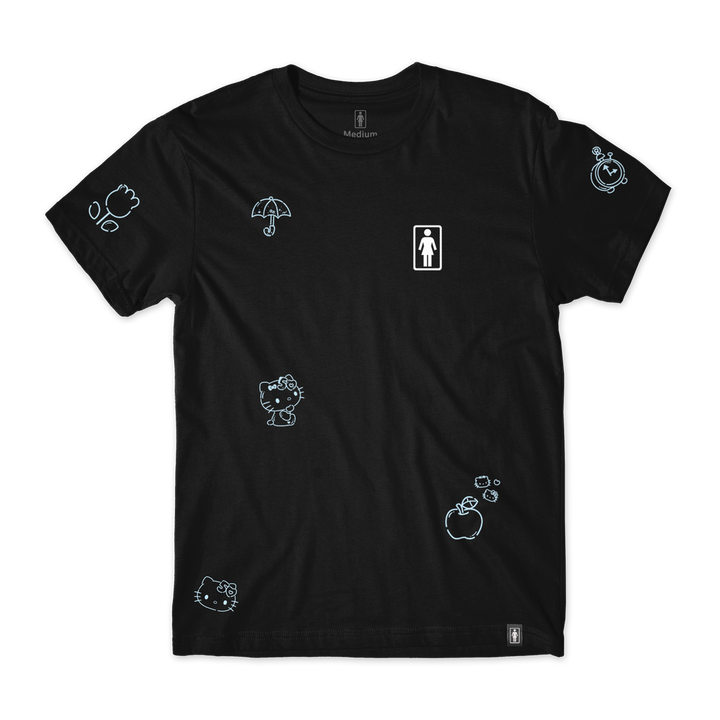 Girl x Hello Kitty 50th All Over T-Shirt