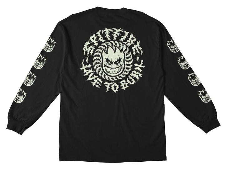 Spitfire Deathmask Classic Glow L/S T-Shirt