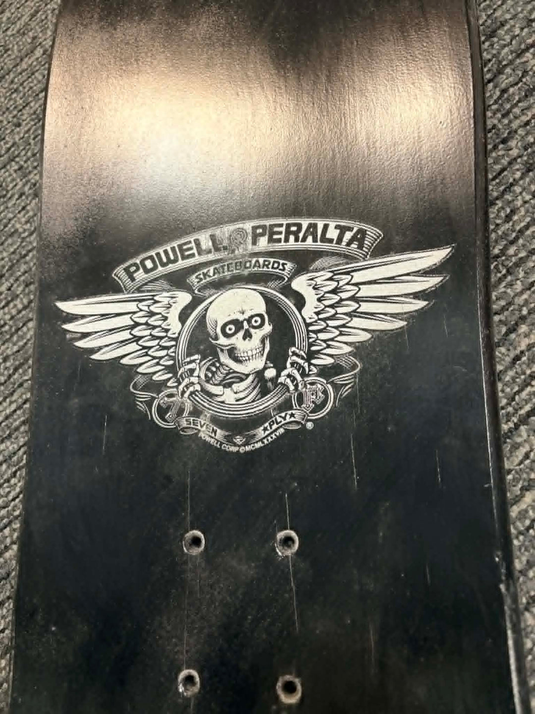 Powell Peralta Steve Caballero Mechanical Dragon Black 10" Skateboard Deck