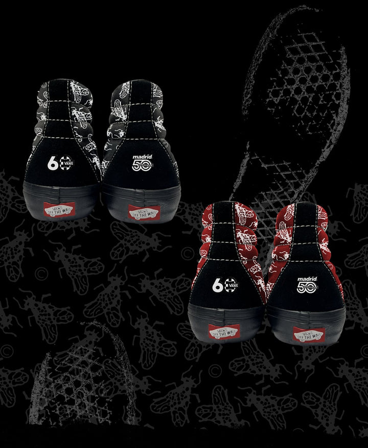 Vans X Madrid Flys Ltd 60 / 50 Anniversary Skateboard Shoes