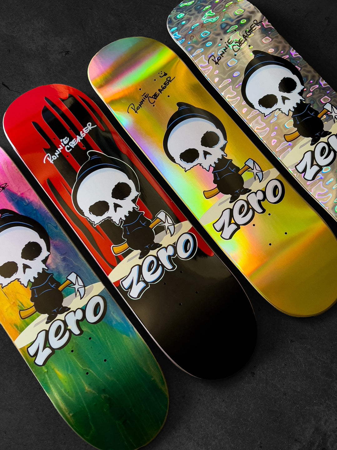 Zero Ronnie Creager [autographed] "Lil Reaper" Blind Bag Skateboard Deck