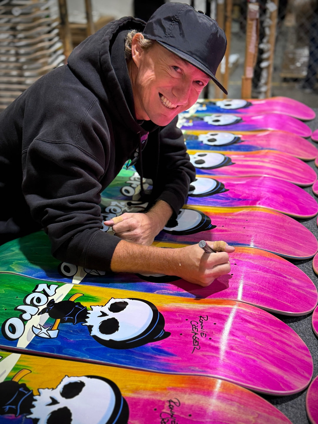 Zero Ronnie Creager [autographed] "Lil Reaper" Blind Bag Skateboard Deck