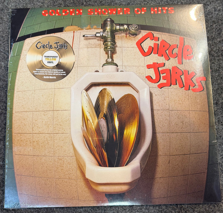 Circle Jerks - Golden Shower Of Hits [Transparent Yellow] Front Vinyl Record Cover