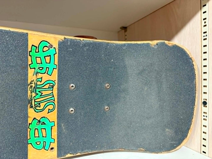 SIMS Buck Smith "Dollar Bill" Original 80s USED Complete Skateboard