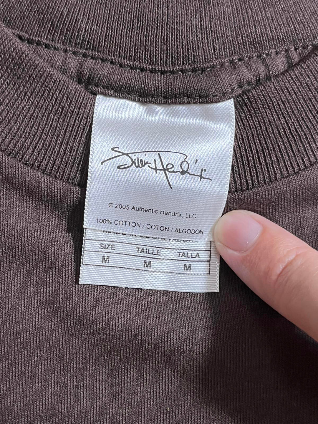 VTG Jimi Hendrix T-shirt - Paint Splatter Head Shirt - M