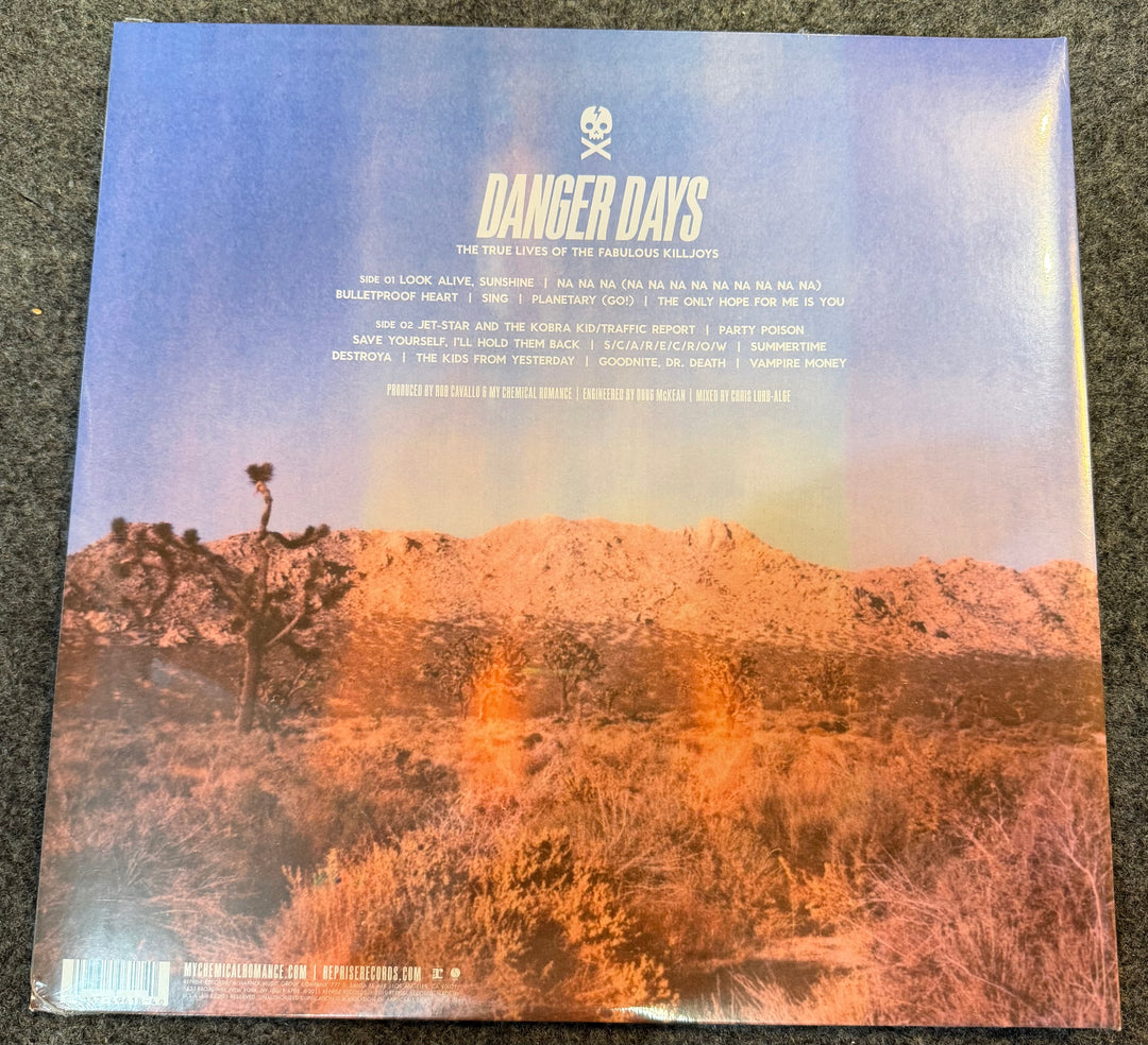 My Chemical Romance - Danger Days: True Lives Of The Fabulous Back Vinyl Record Cover