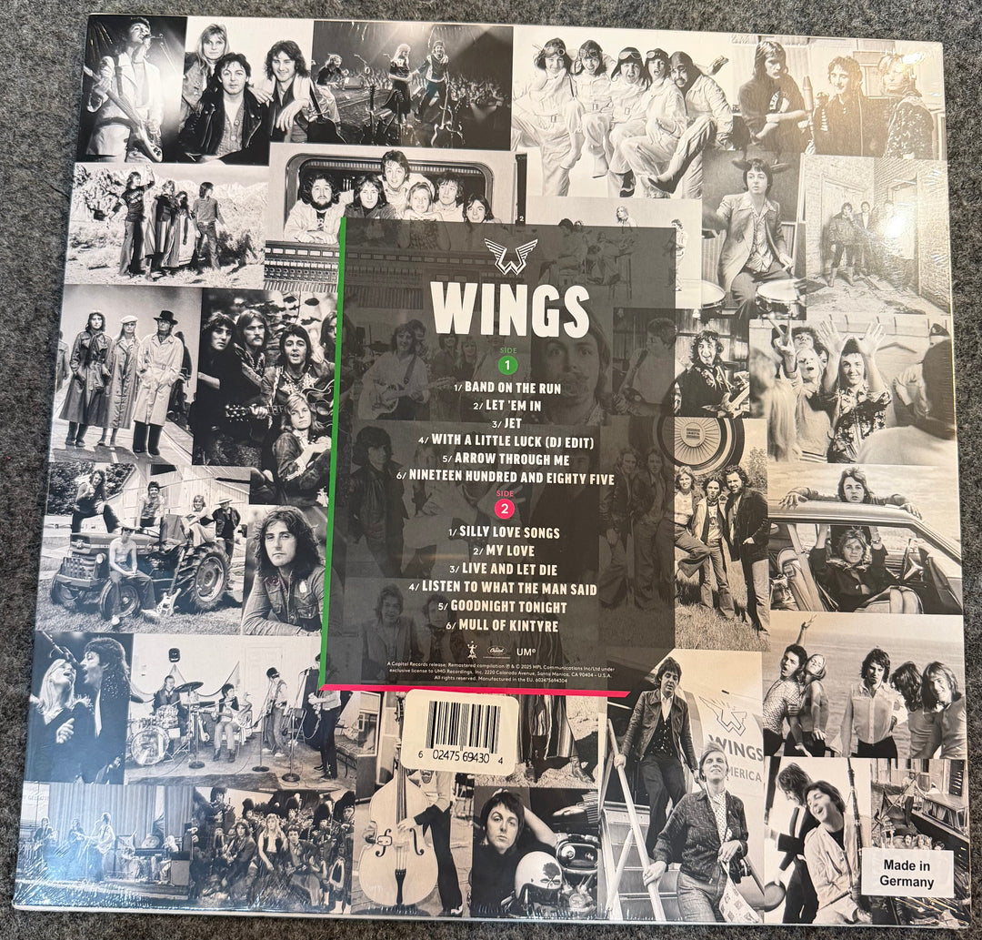 Mccartney, Paul & Wings - Wings [180G] Back Vinyl Record Cover