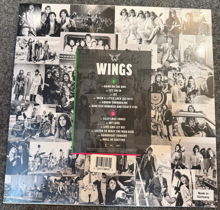 Mccartney, Paul & Wings - Wings [180G] Back Vinyl Record Cover