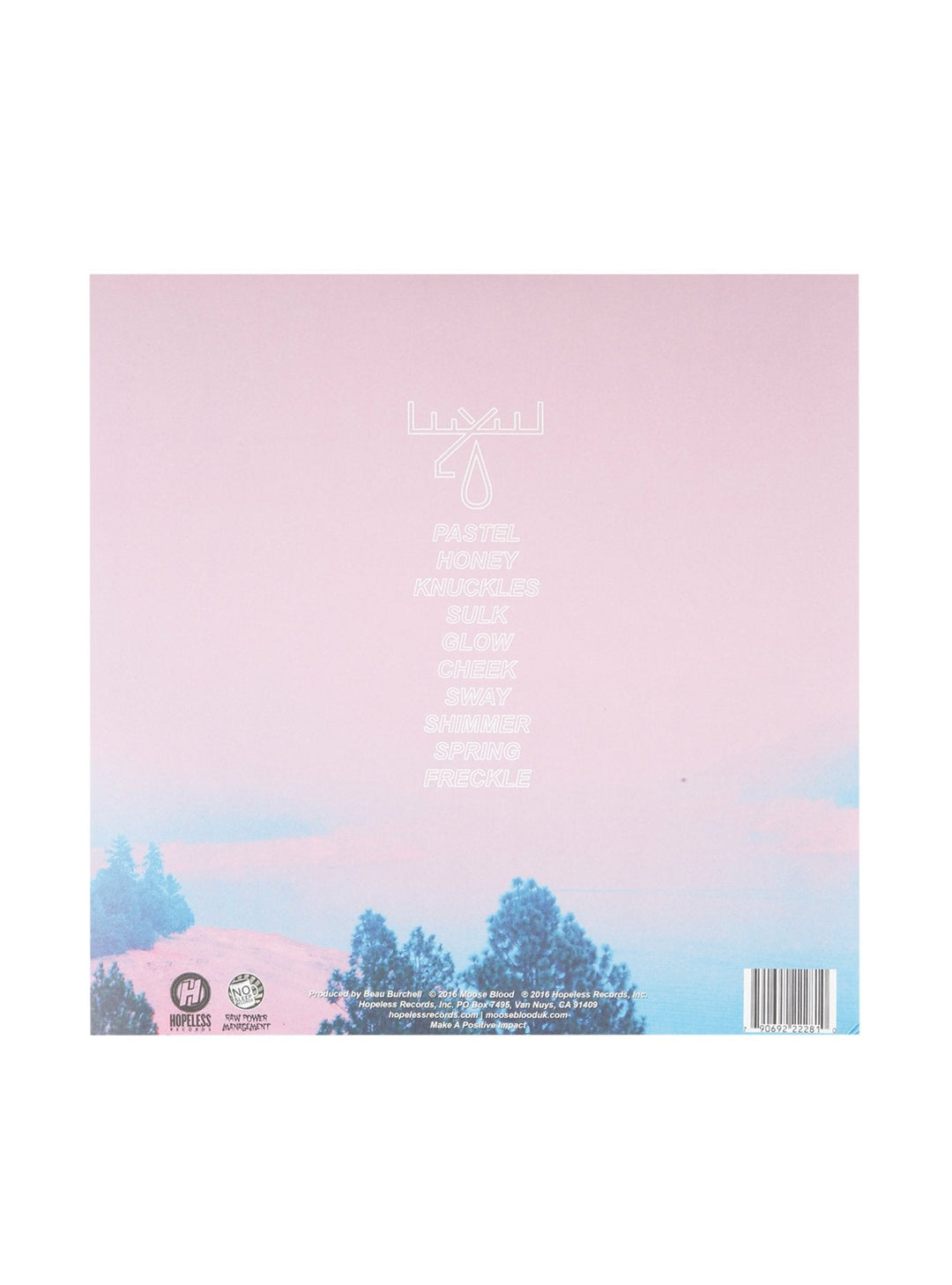 Moose Blood - Blush (Limited Edition Blue Swirl Colored Vinyl)