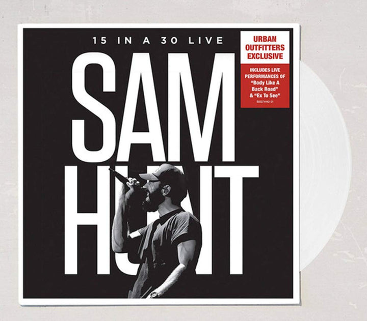 Sam Hunt - 15 In A 30 Live (Limited Edition Clear Vinyl)