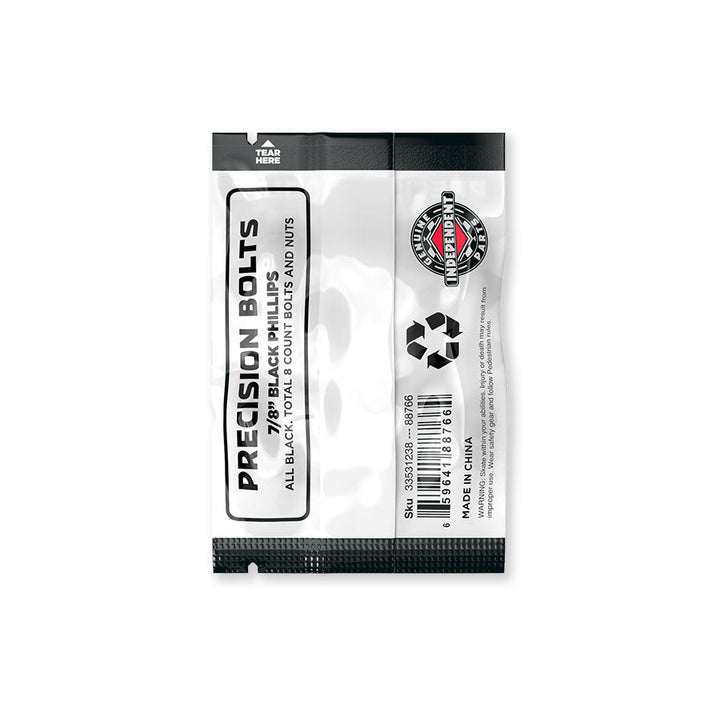 Independent Truck Co. Genuine Parts 7/8" Black Phillips Skateboard Mounting Hardware