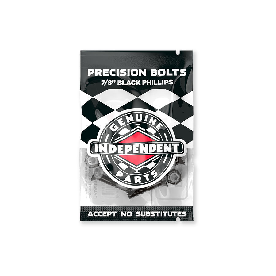 Independent Truck Co. Genuine Parts 7/8" Black Phillips Skateboard Mounting Hardware