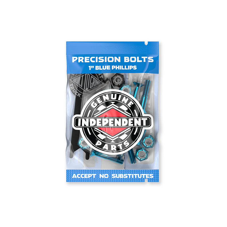 Independent Truck Co. Genuine Parts 1" Blue/Black Mounting Hardware W/ Tool