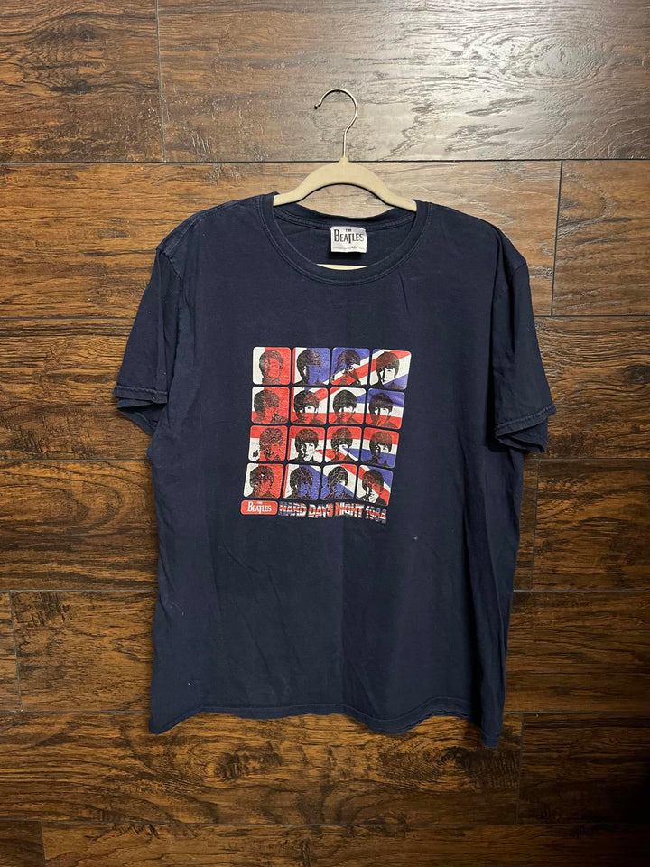 The Beatles UK T-shirt Hard Days Night 1964 - XL - Peeling
