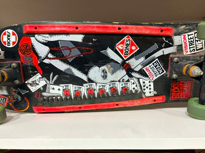 Powell Peralta Ray Barbee Ragdoll Black Original 80s USED Complete Skateboard