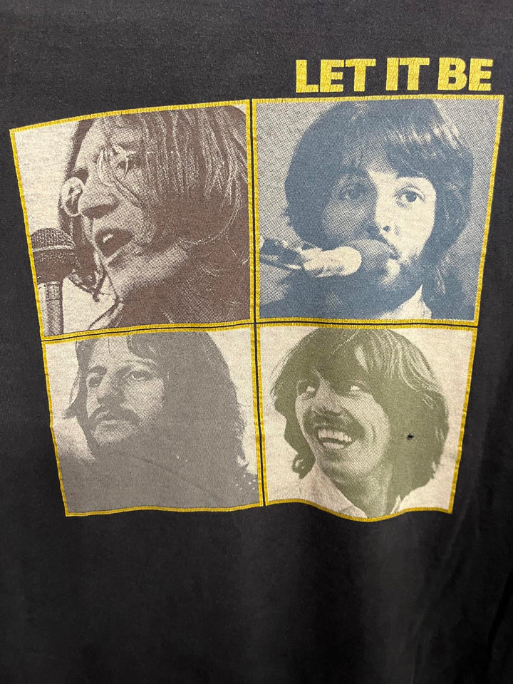 VTG T-shirt The Beatles Let It Be Squares Tee - Apple Tag M