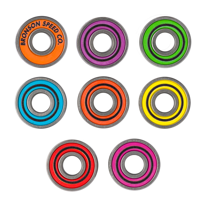 Bronson Speed Co. Alex Midler Pro G3 Skateboard Bearings (set of 8)
