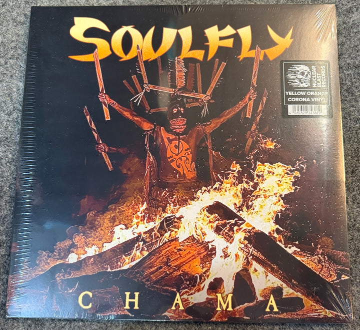 Soulfly - Chama [Yellow/Orange Corona] Vinyl LP Record