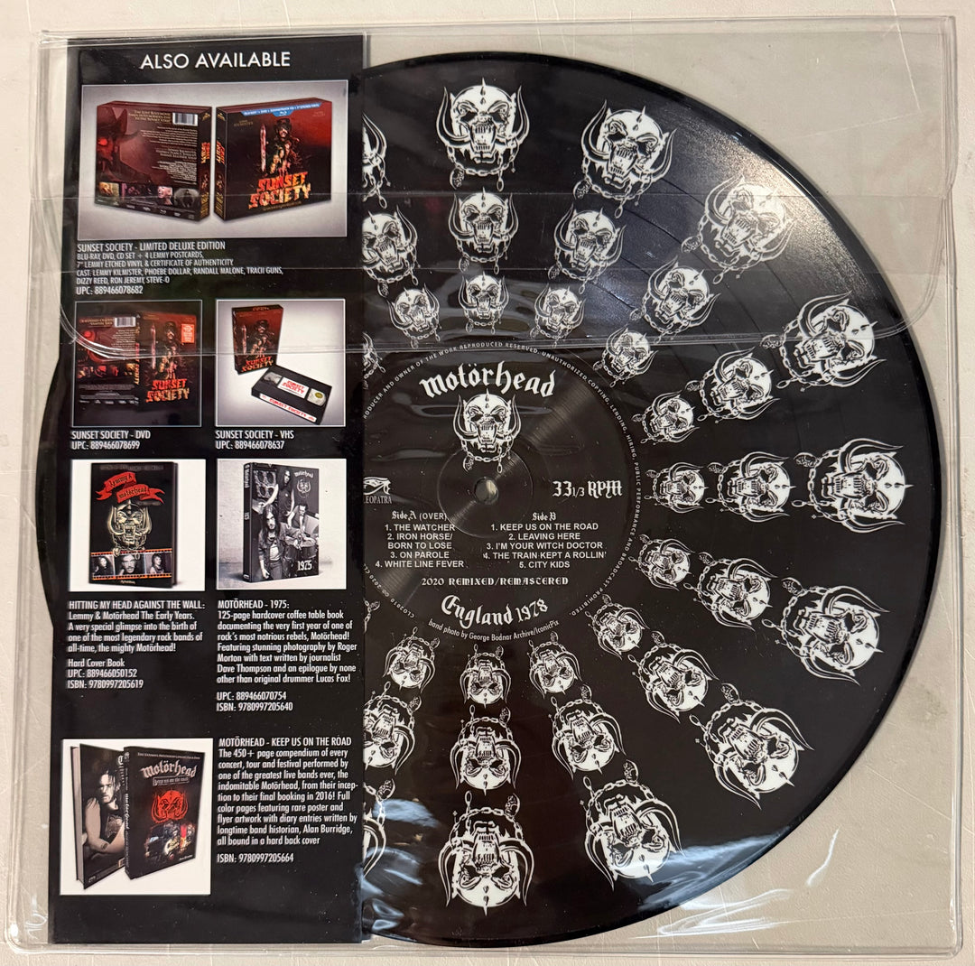 Motorhead - England 1978 [Pic] Vinyl LP Record