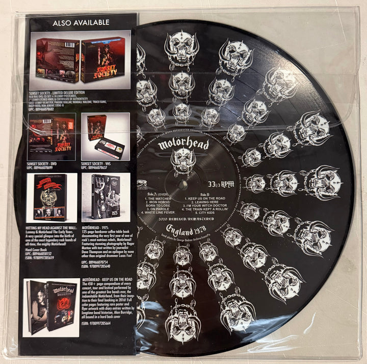 Motorhead - England 1978 [Pic] Vinyl LP Record
