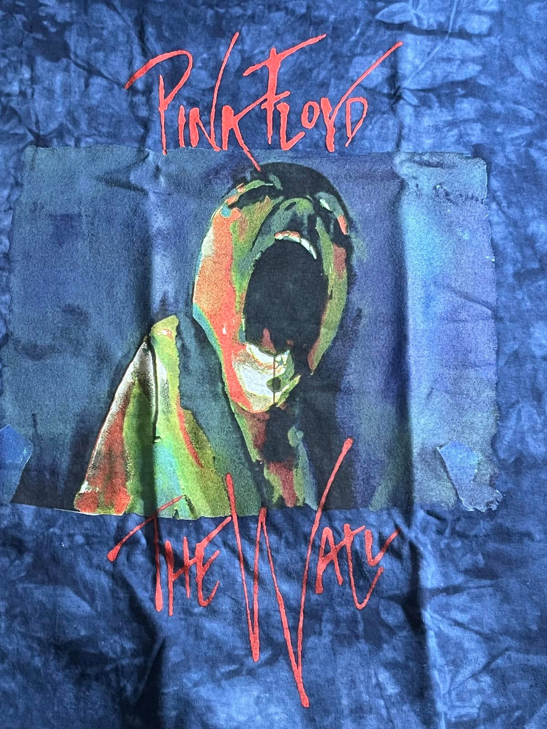 Pink Floyd The Wall T-shirt Tie Dye Tee Roger Waters Scream