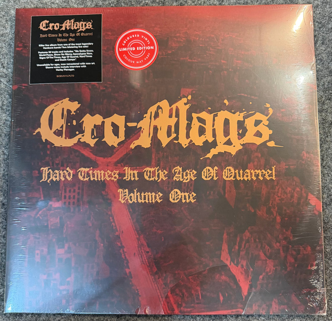 Cro-Mags - Hard Times In The Age Of Quarrel Vol 1 Front Vinyl Record Cover