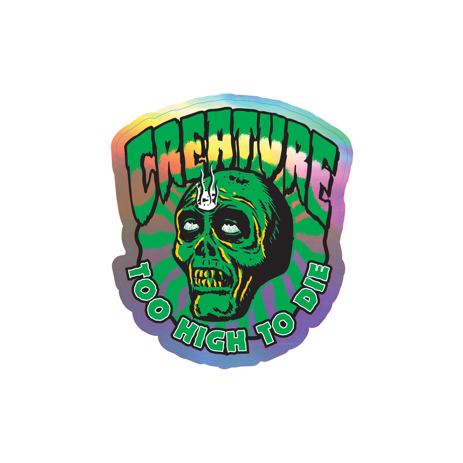 Creature Too High Sticker - The Dark Slide