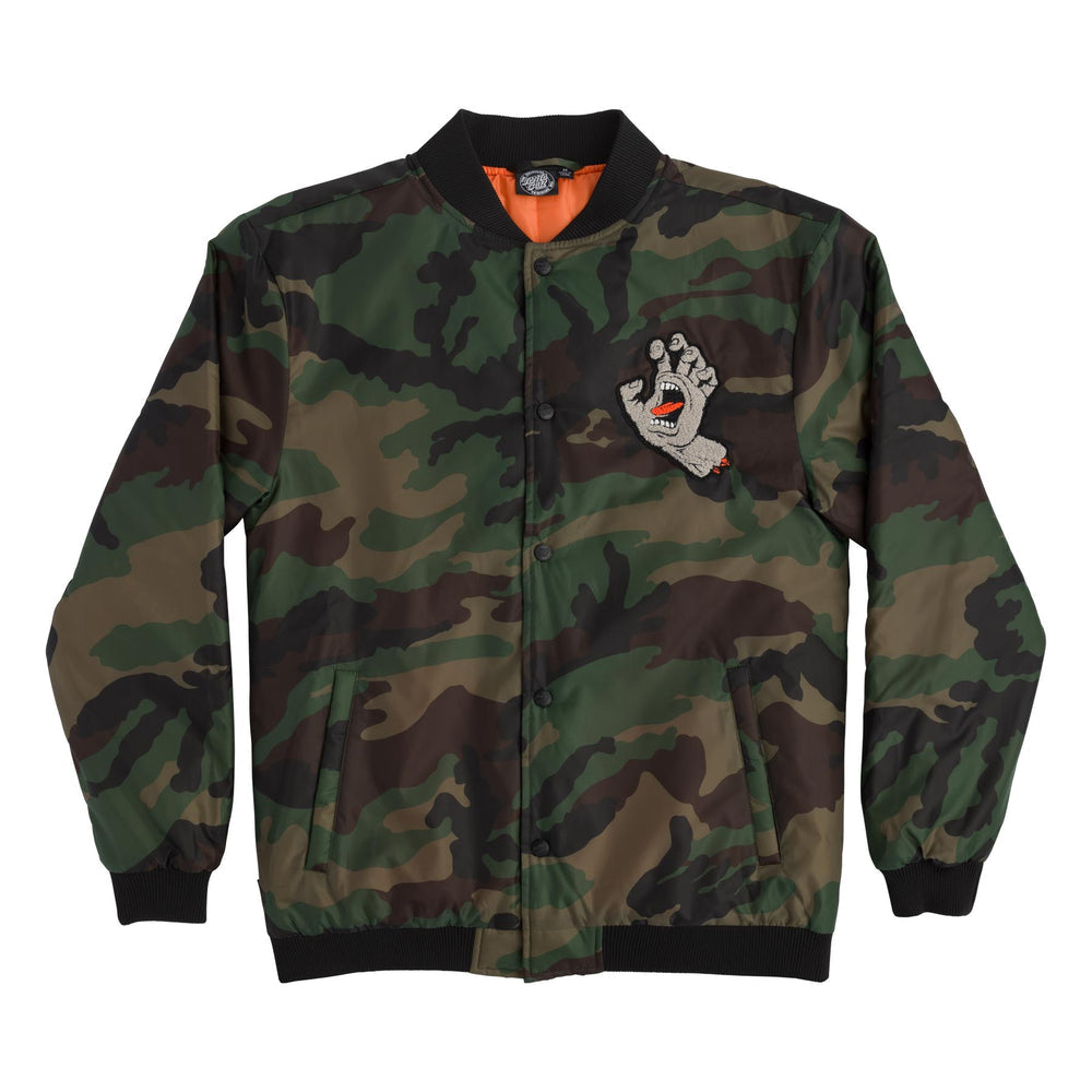 SANTA CRUZ SCREAMING HAND STADIUM JACKET - The Dark Slide