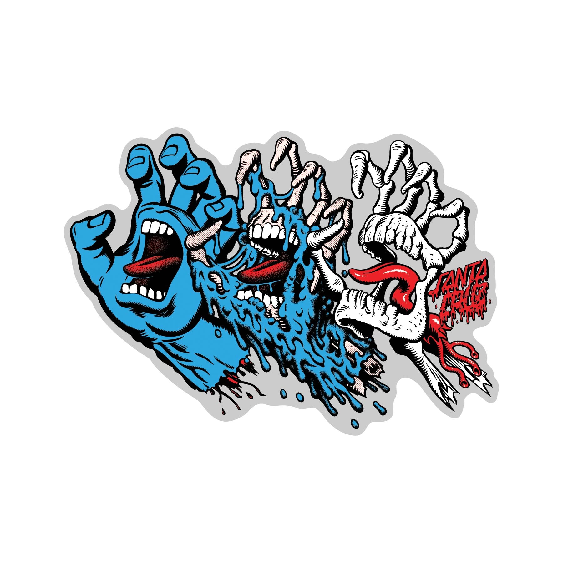 SANTA CRUZ HAND EVOLVE STICKER – The Dark Slide