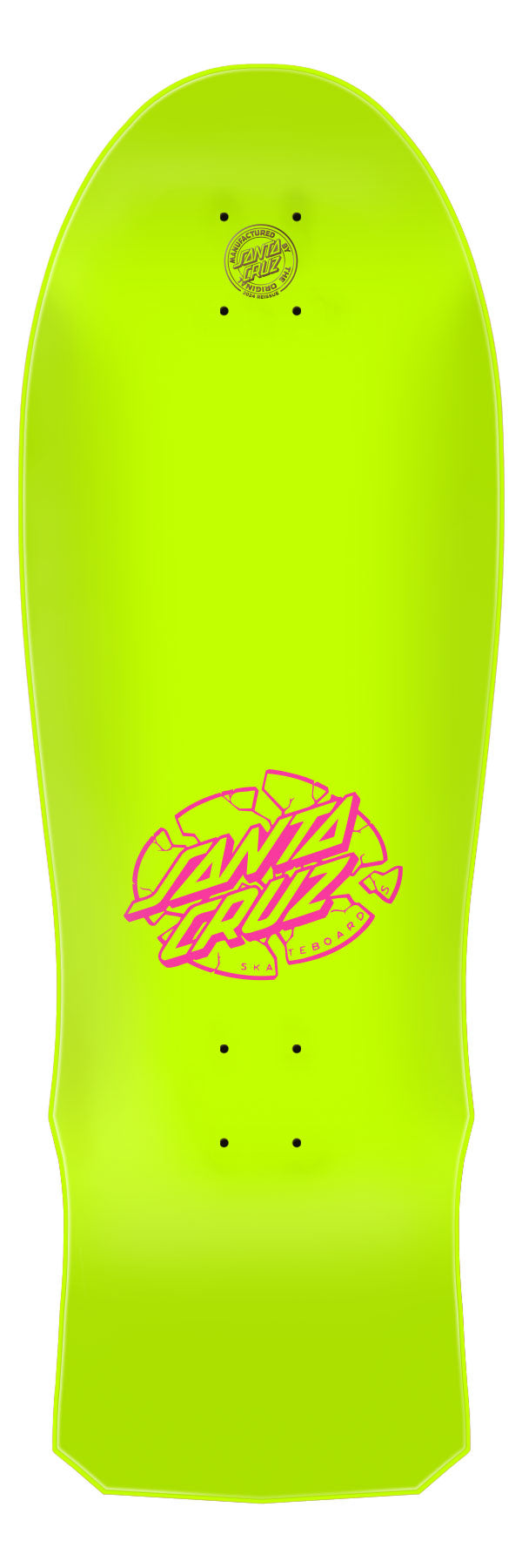 SANTA CRUZ CLAUS GRABKE EXPLODING CLOCK YELLOW 10.04" COMPLETE SKATEBOARD