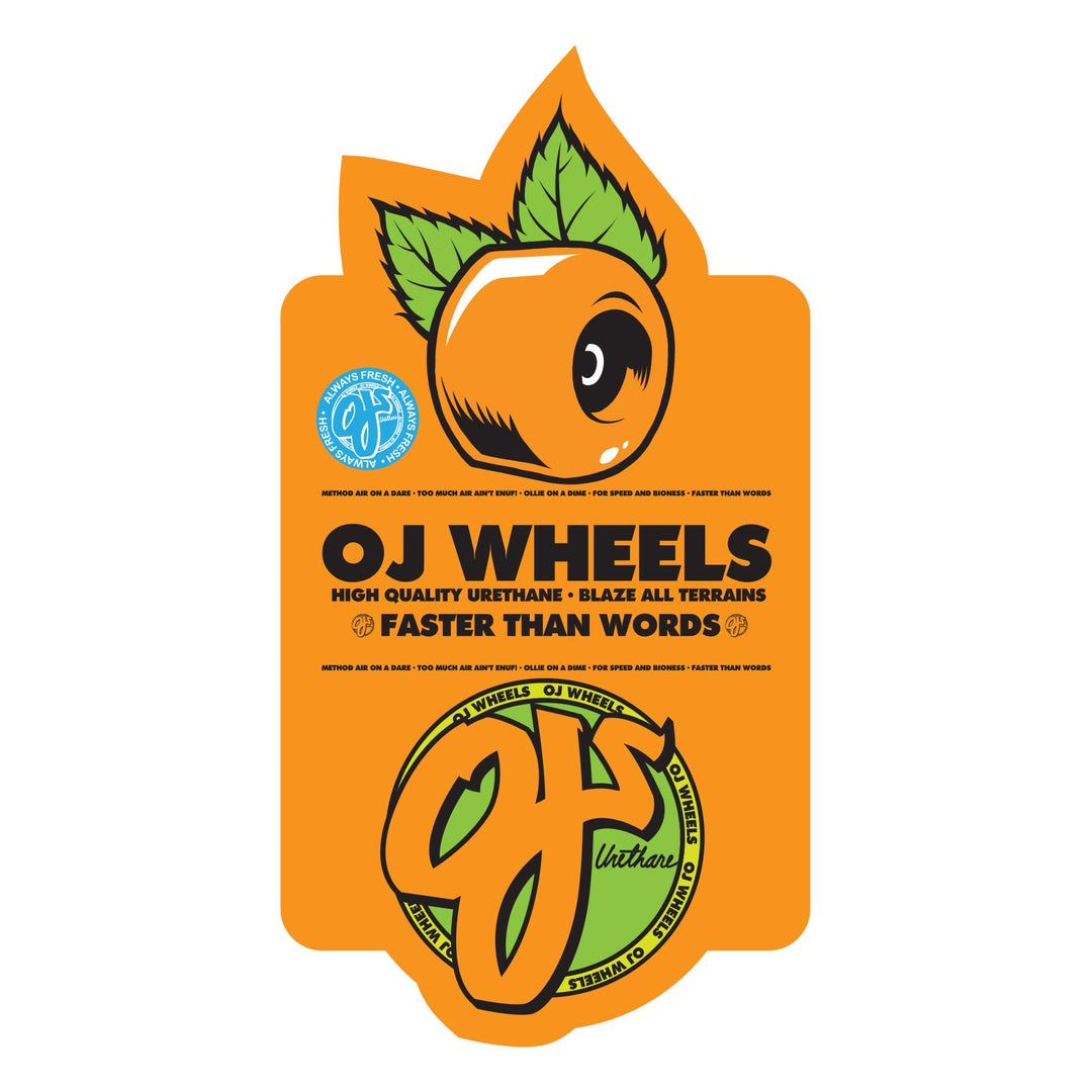 OJ ERIC DRESSEN LAUGH IT UP 58MM 99A SKATEBOARD WHEELS