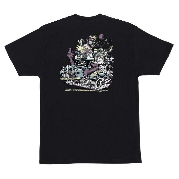 Santa Cruz Johnson Beast Wagon Stripes T-Shirt