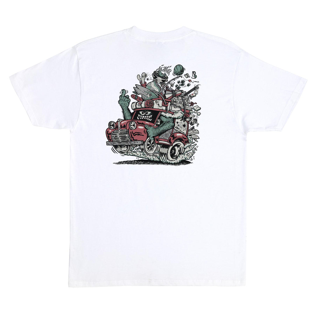 Santa Cruz Johnson Beast Wagon Stripes T-Shirt