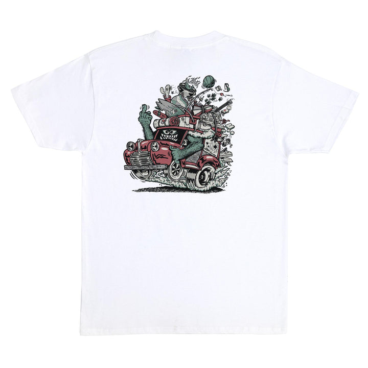 Santa Cruz Johnson Beast Wagon Stripes T-Shirt