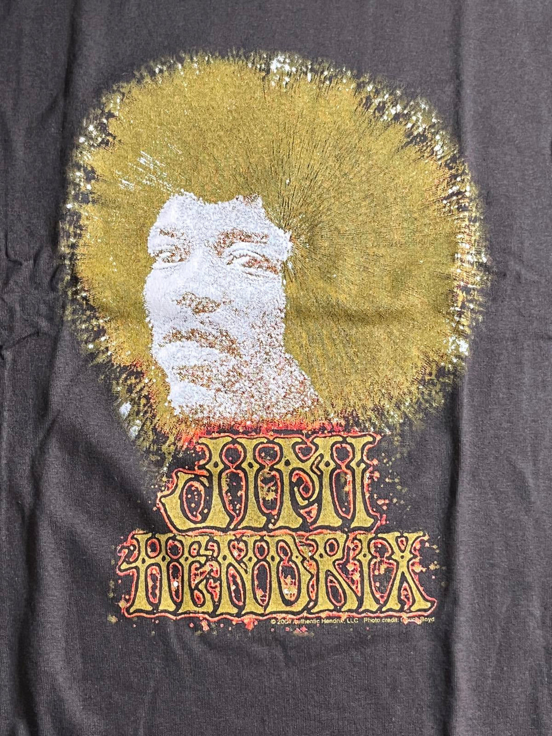 VTG Jimi Hendrix T-shirt - Paint Splatter Head Shirt - M