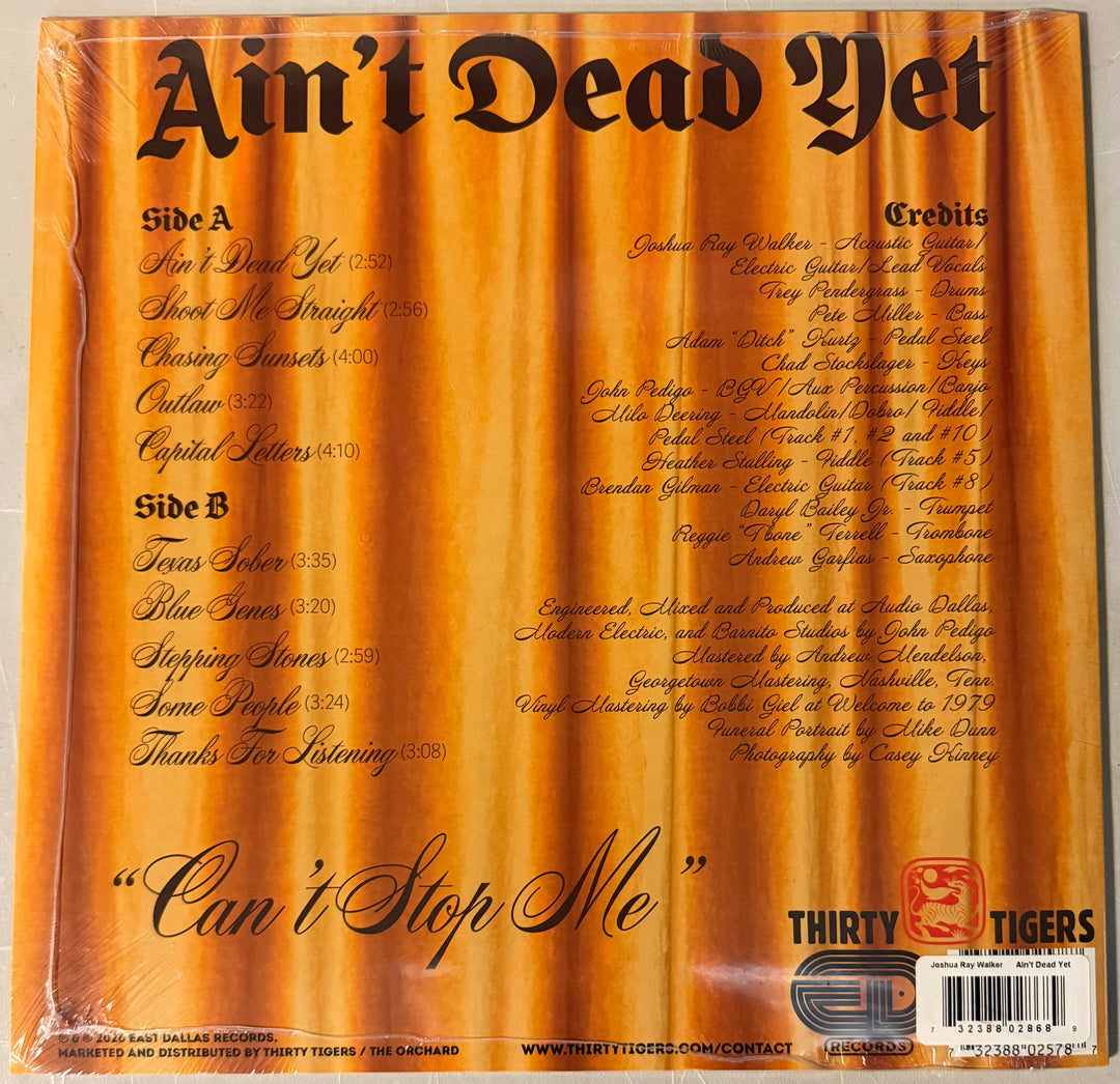 Walker, Joshua Ray - Ain't Dead Yet [Indie] (Pink & Green Mix Viny Vinyl LP Record